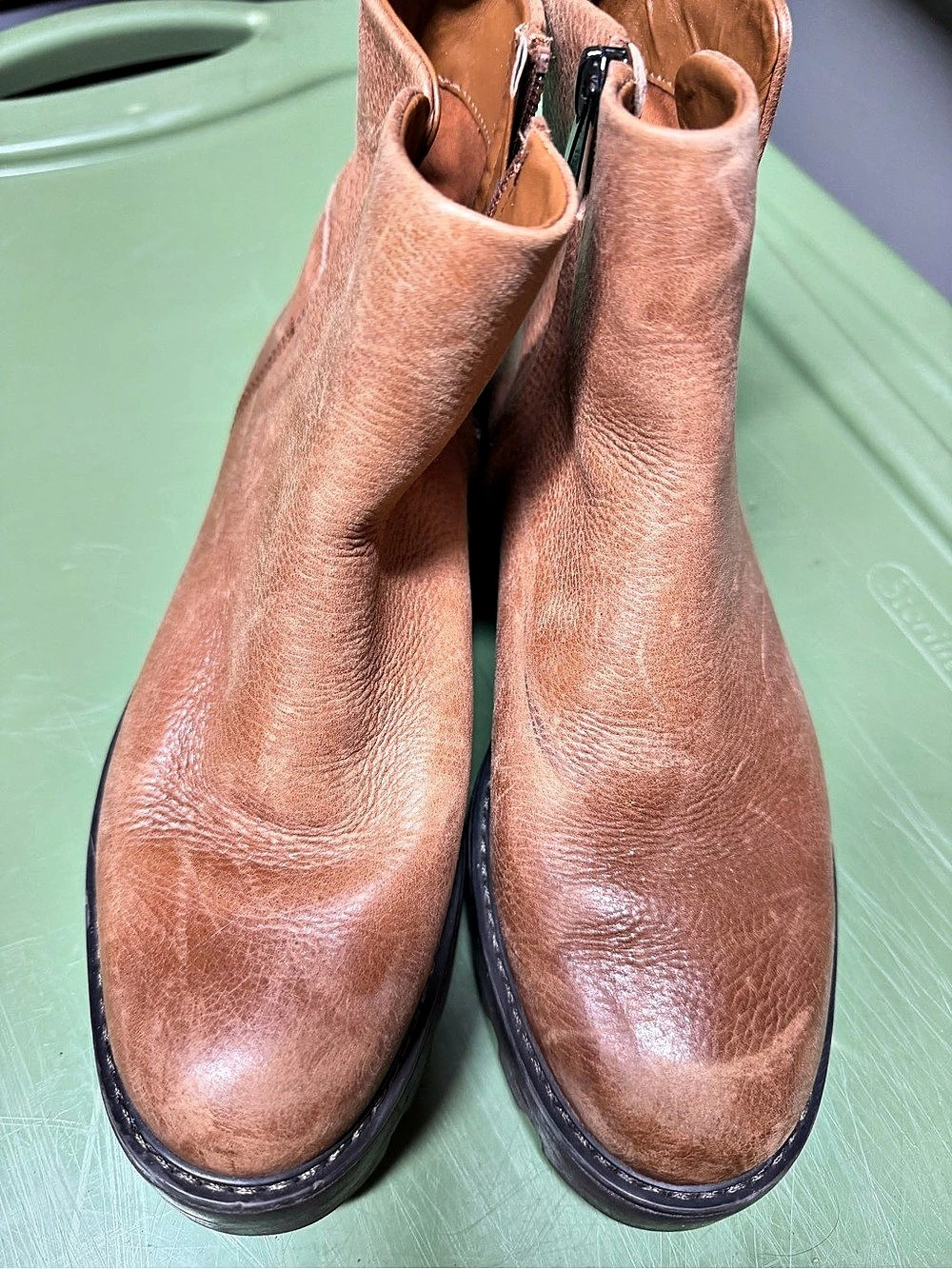 Ankle Boots Brown US 7.5 Leather